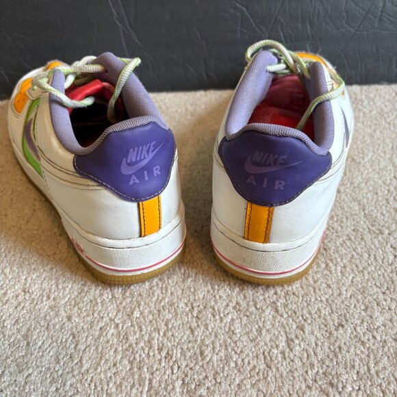 Nike Air Force 1 LV8 Shoes Size 7Y White Space Purple FD1035-100 - Picture 4 of 10